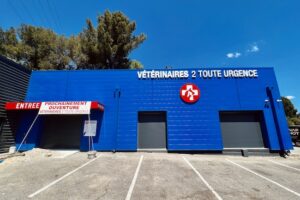 Façade nouvelle clinique urgence vétérinaire Marseille