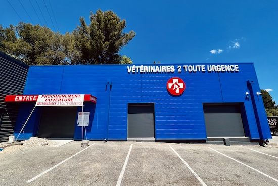 nouvelle-clinique-urgence-veterinaire-marseille Façade nouvelle clinique urgence vétérinaire Marseille