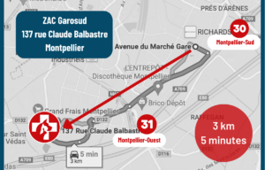 Accès à la nouvelle clinique urgence vétérinaire Montpellier