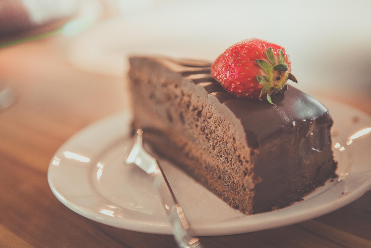 un gateau au chocolat