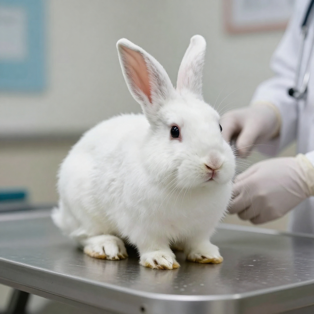lapin chez le vétérinaire
