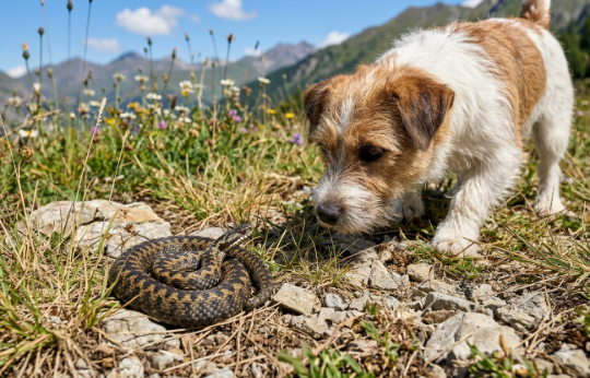 morsure vipère chien